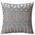 OLIVIA ROCCO Luxe Geo Velvet Cushion Covers 2 Pack Champagne Geometric Decorative - Joe’s Haven