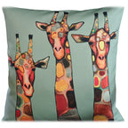 OLIVIA ROCCO Giraffe Waterproof Cushion Covers 43x43 Cm Reversible Breathable Indoor - Joe’s Haven