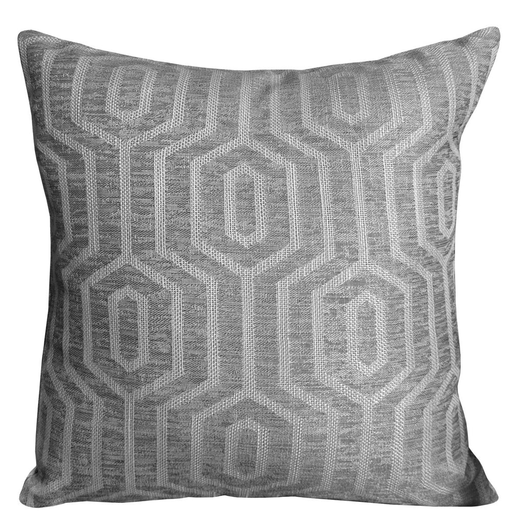 OLIVIA ROCCO Paris Cushion Covers 2 Pack Modern Grey Square Decorative Cushions Super Soft Bedroom Refresh Accent - Joe’s Haven