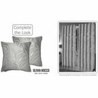 OLIVIA ROCCO Leaf Sparkle 2 Pack Cushion Covers Leaf Silver Modern Decorative Throw - Joe’s Haven