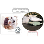OLIVIA ROCCO Leaf Sparkle 2 Pack Cushion Covers Leaf Silver Modern Decorative Throw - Joe’s Haven