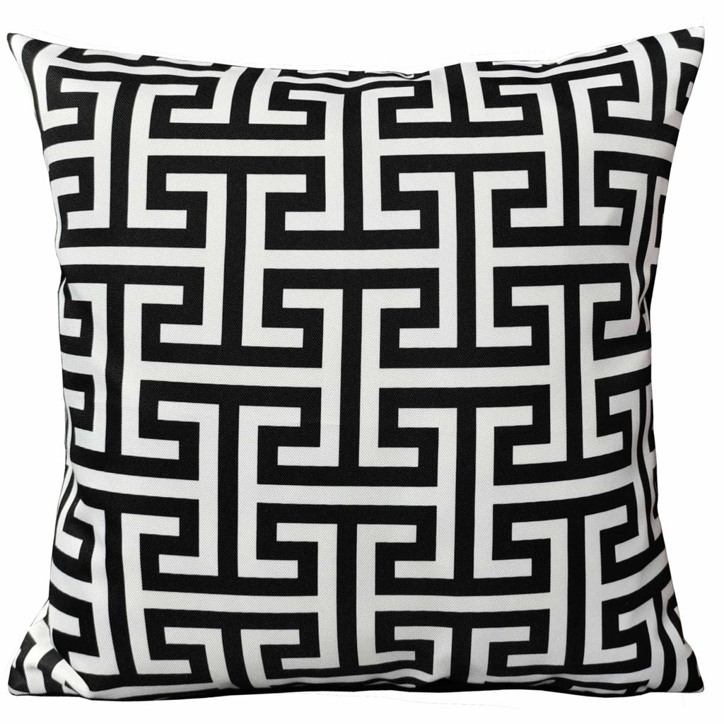 OLIVIA ROCCO Milano Black Waterproof Cushion Covers 43x43 cm Reversible Breathable - Joe’s Haven