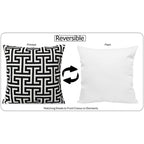 OLIVIA ROCCO Milano Black Waterproof Cushion Covers 43x43 cm Reversible Breathable - Joe’s Haven