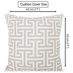 OLIVIA ROCCO Cushion Covers 43x43 cm Waterproof Breathable Outdoor Indoor Use Milano - Joe’s Haven