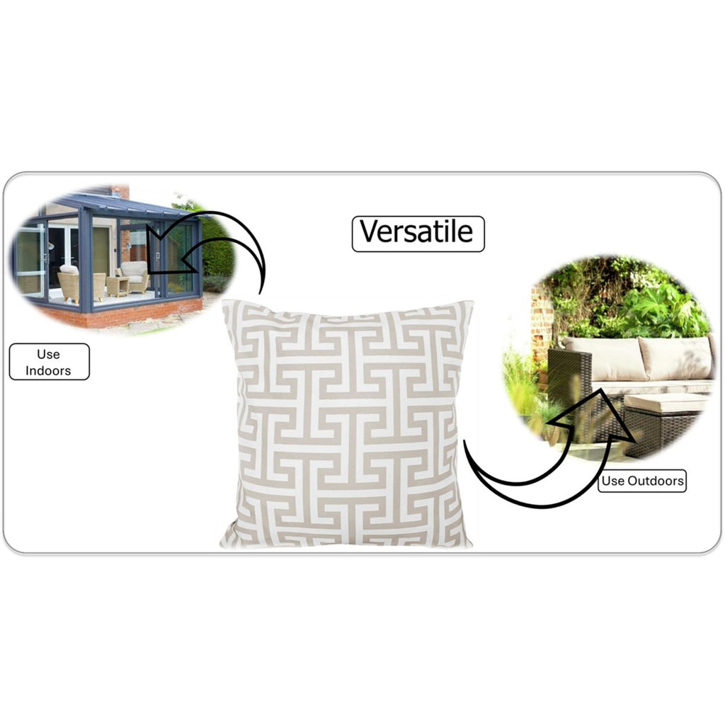 OLIVIA ROCCO Cushion Covers 43x43 cm Waterproof Breathable Outdoor Indoor Use Milano - Joe’s Haven