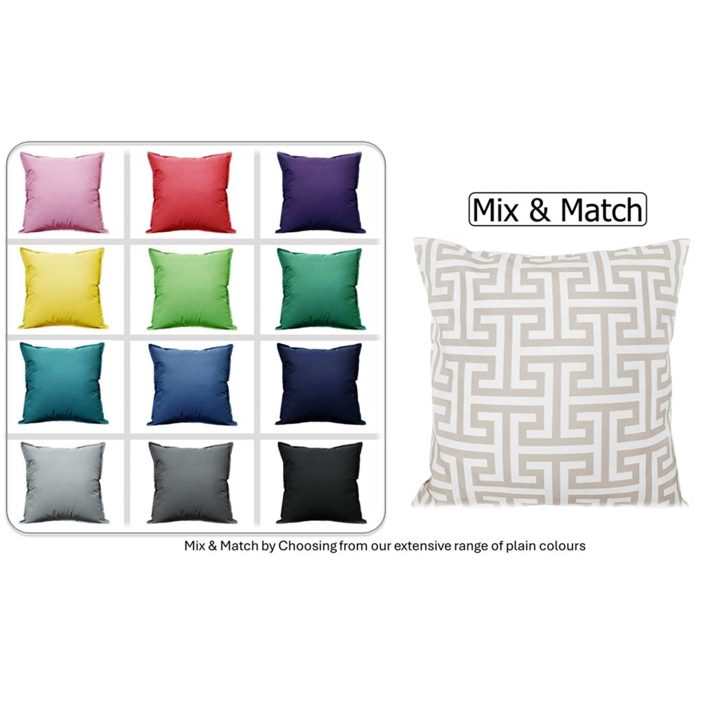 OLIVIA ROCCO Cushion Covers 43x43 cm Waterproof Breathable Outdoor Indoor Use Milano - Joe’s Haven