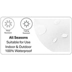 OLIVIA ROCCO Cushion Covers 43x43 cm Waterproof Breathable Outdoor Indoor Use Milano - Joe’s Haven
