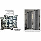OLIVIA ROCCO Milano Black 2 Pack Scatter Cushion Covers Soft Touch with Hidden Zipper - Joe’s Haven