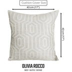 OLIVIA ROCCO Paris Cushion Covers 2 Pack Modern Natural Decorative Square Scatter - Joe’s Haven