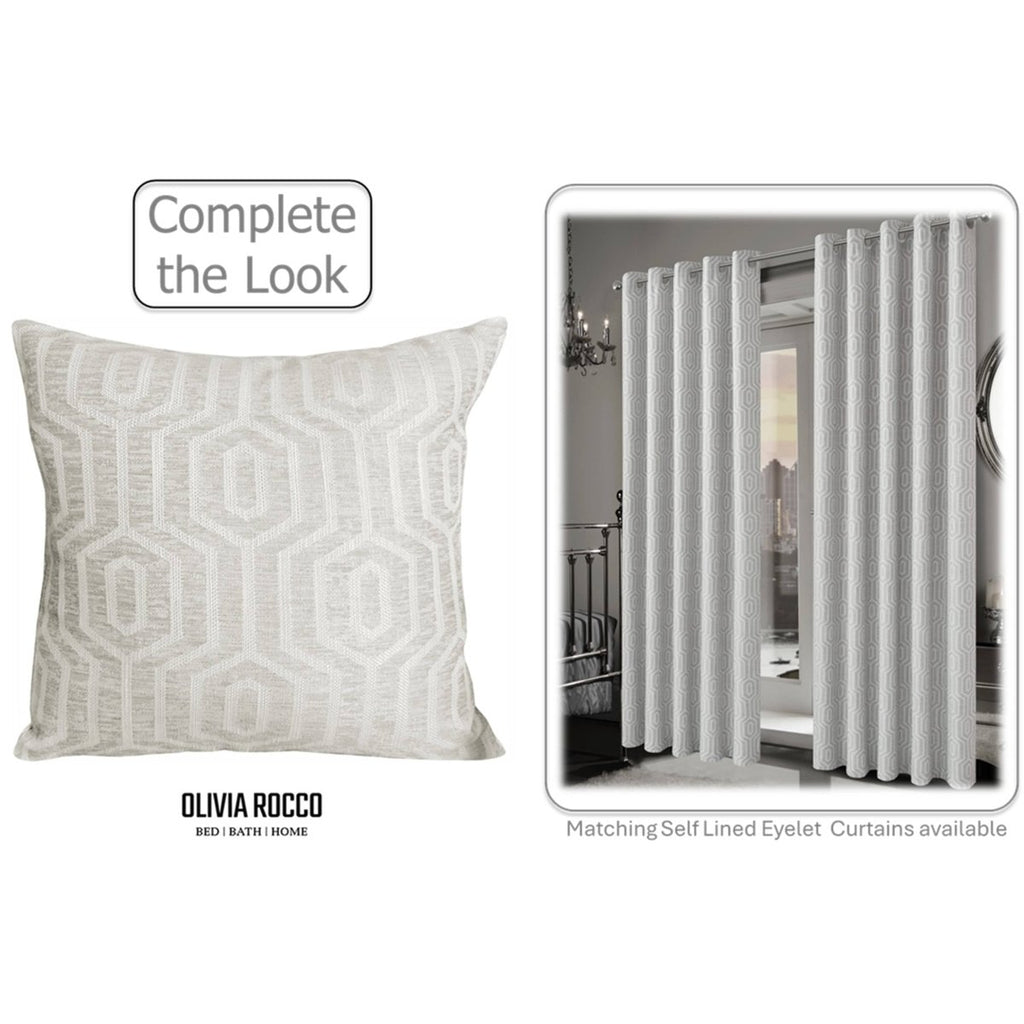 OLIVIA ROCCO Paris Cushion Covers 2 Pack Modern Natural Decorative Square Scatter - Joe’s Haven