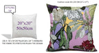 OLIVIA ROCCO Cushion Covers Dhalia Lilac Waterproof 43x43cm Reversible Breathable Indoor - Joe’s Haven