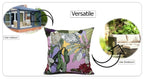 OLIVIA ROCCO Cushion Covers Dhalia Lilac Waterproof 43x43cm Reversible Breathable Indoor - Joe’s Haven