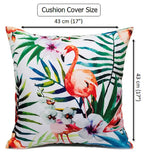 OLIVIA ROCCO Flamingo Waterproof Cushion Covers 43x43 cm Reversible Breathable Decorative - Joe’s Haven