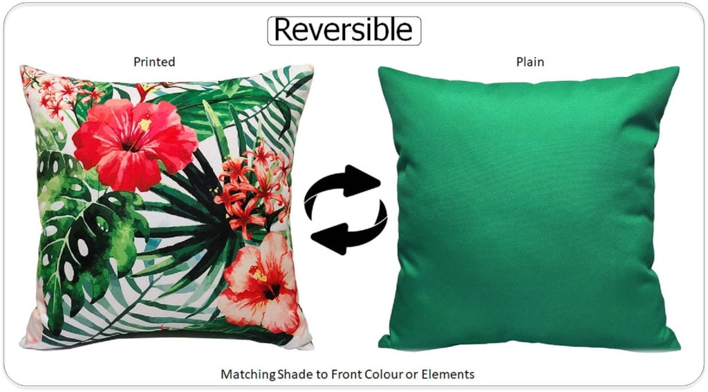 OLIVIA ROCCO Gardenia Waterproof Cushion Covers 43 x 43 cm For Sofa And Bedroom Hotel - Style Sofa or Bed Accent - Joe’s Haven