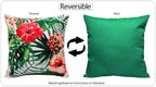 OLIVIA ROCCO Gardenia Waterproof Cushion Covers 43 x 43 cm For Sofa And Bedroom Hotel - Style Sofa or Bed Accent - Joe’s Haven