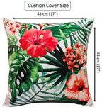 OLIVIA ROCCO Gardenia Waterproof Cushion Covers 43 x 43 cm For Sofa And Bedroom Hotel - Style Sofa or Bed Accent - Joe’s Haven