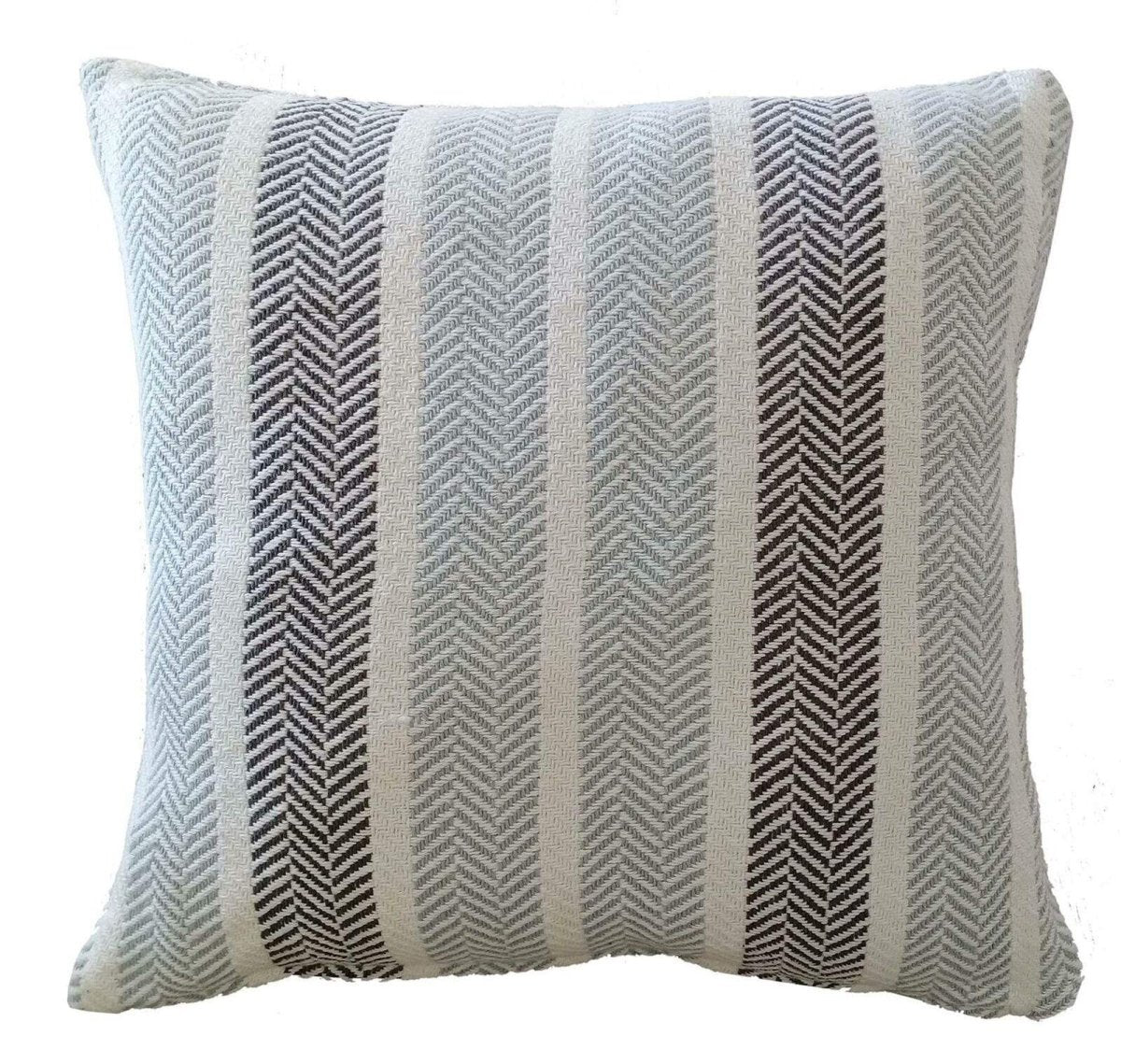OLIVIA ROCCO Cushion Covers Striped Indian Cotton Indoor Outdoor With Discreet Zipper - Joe’s Haven