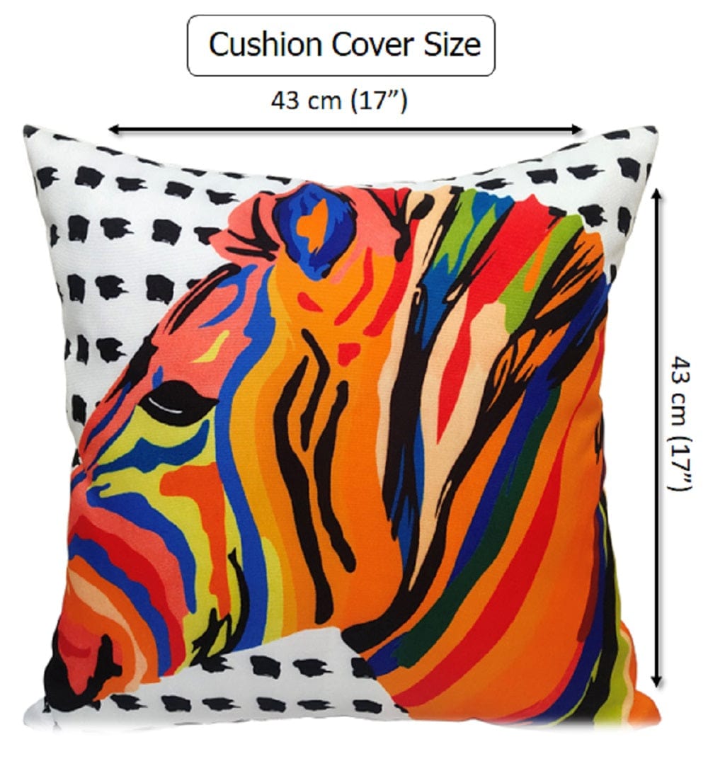 OLIVIA ROCCO Kampala Orange Waterproof Cushion Covers 43 x 43 cm Reversible Breathable - Joe’s Haven