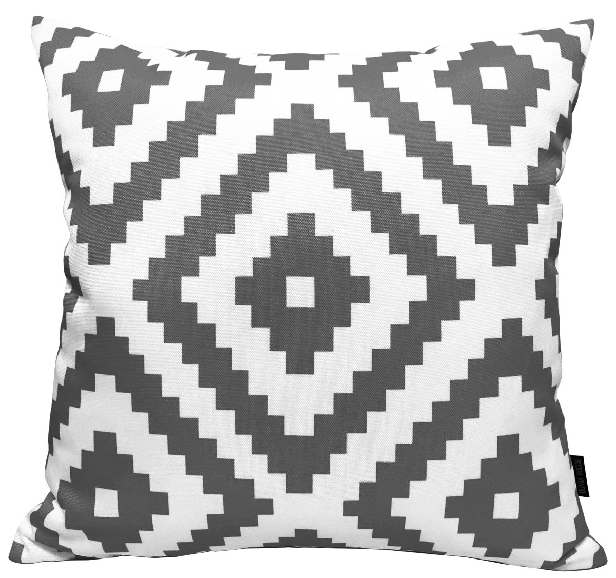 OLIVIA ROCCO Nairobi Charcoal Waterproof Cushion Covers 43 x 43 Cm Reversible Breathable - Joe’s Haven