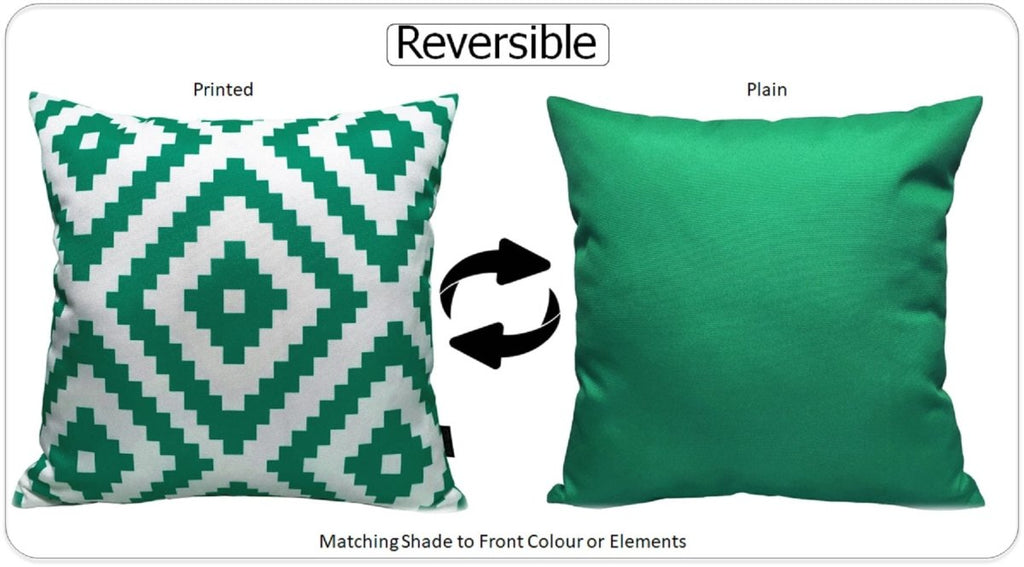 OLIVIA ROCCO Nairobi Lime Green Waterproof Decorative Cushion Covers 43 x 43cm Super Soft Bedroom Refresh Accent - Joe’s Haven