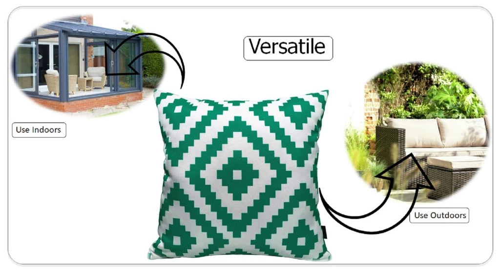 OLIVIA ROCCO Nairobi Lime Green Waterproof Decorative Cushion Covers 43 x 43cm Super Soft Bedroom Refresh Accent - Joe’s Haven