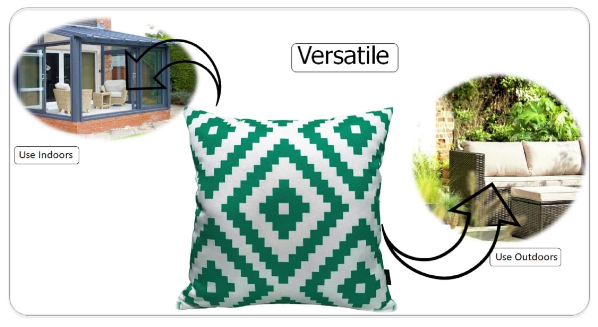 OLIVIA ROCCO Nairobi Lime Green Waterproof Decorative Cushion Covers 43 x 43cm Super Soft Bedroom Refresh Accent - Joe’s Haven