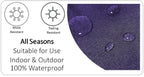 OLIVIA ROCCO Outdoor Scatter Cushion Covers Nairobi Purple 43 X 43 cm Waterproof Weather - Joe’s Haven