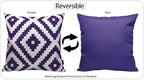 OLIVIA ROCCO Outdoor Scatter Cushion Covers Nairobi Purple 43 X 43 cm Waterproof Weather - Joe’s Haven