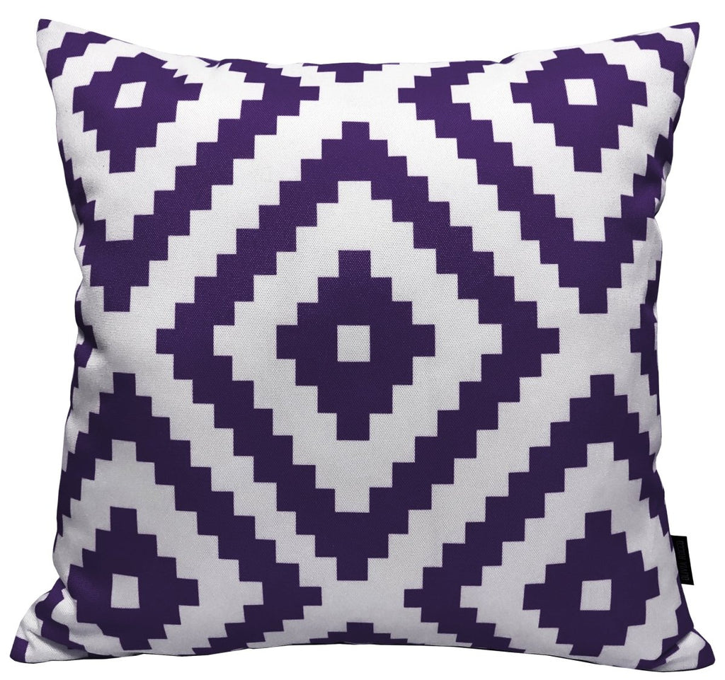 OLIVIA ROCCO Outdoor Scatter Cushion Covers Nairobi Purple 43 X 43 cm Waterproof Weather - Joe’s Haven