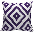 OLIVIA ROCCO Outdoor Scatter Cushion Covers Nairobi Purple 43 X 43 cm Waterproof Weather - Joe’s Haven
