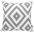 OLIVIA ROCCO Nairobi Silver Waterproof Cushion Covers 43 x 43 cm Reversible Indoor - Joe’s Haven