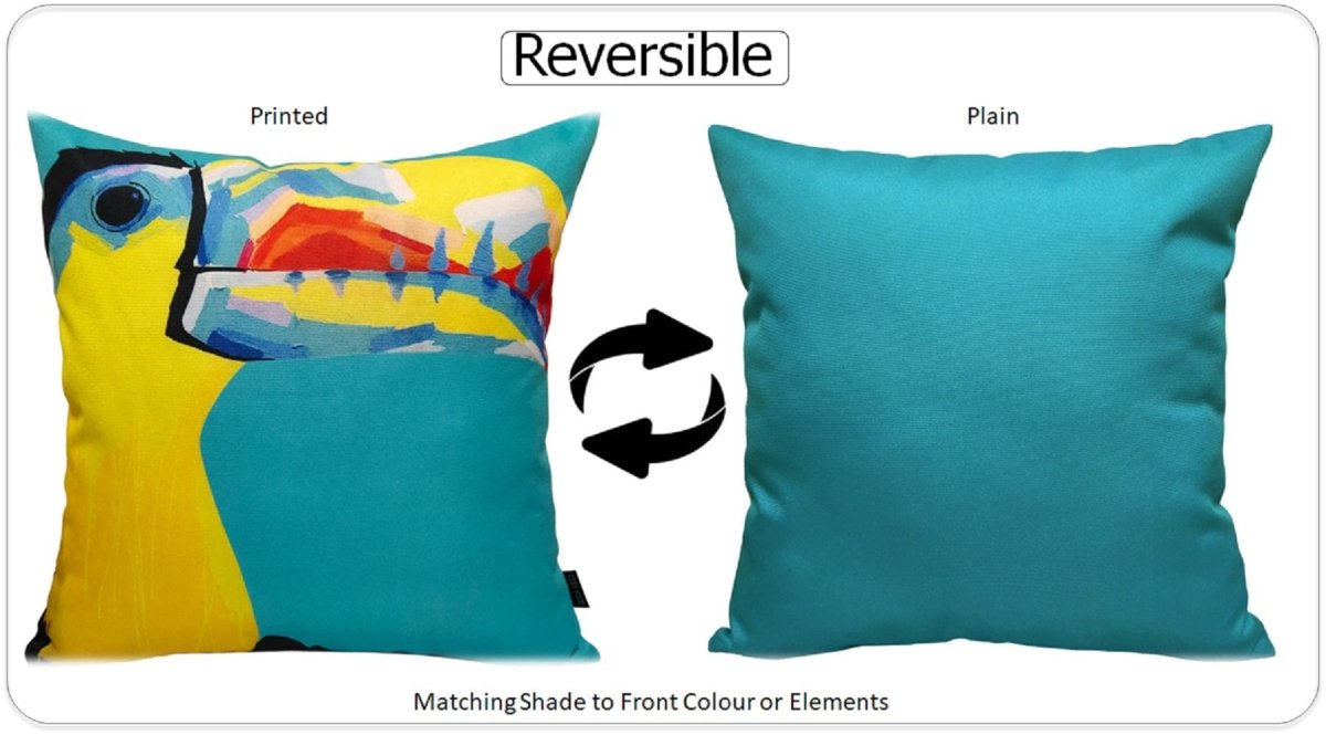 OLIVIA ROCCO Pelican Outdoor Waterproof Weather - Resistant Cushion Covers 43x43 Super Soft Bedroom Refresh Accent - Joe’s Haven