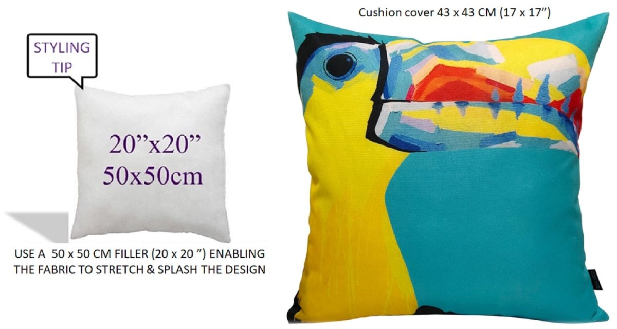 OLIVIA ROCCO Pelican Outdoor Waterproof Weather - Resistant Cushion Covers 43x43 Super Soft Bedroom Refresh Accent - Joe’s Haven
