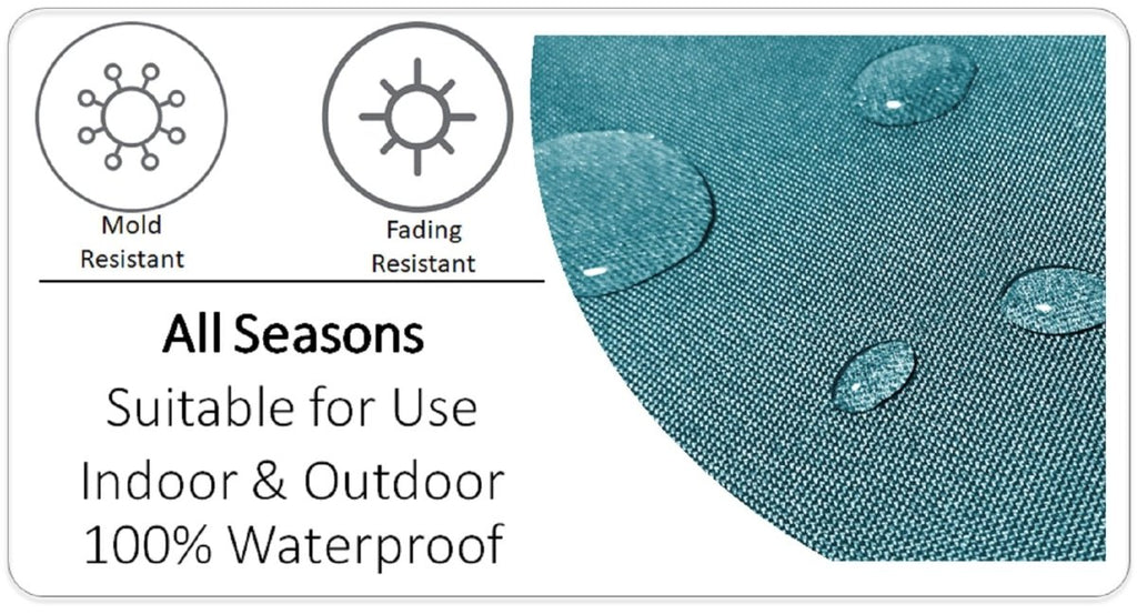 OLIVIA ROCCO Water Resistant 17 X 17 Inches Patio Garden Cushion Covers Seaside Coastal - Joe’s Haven
