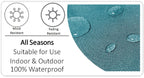 OLIVIA ROCCO Water Resistant 17 X 17 Inches Patio Garden Cushion Covers Seaside Coastal - Joe’s Haven