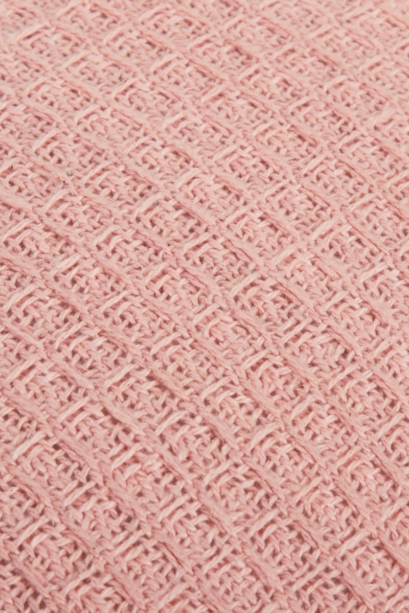 OLIVIA ROCCO Lisbon Pure Indian Cotton Handwoven Honeycomb Cushion Covers 17x17 and 24x24 - Joe’s Haven