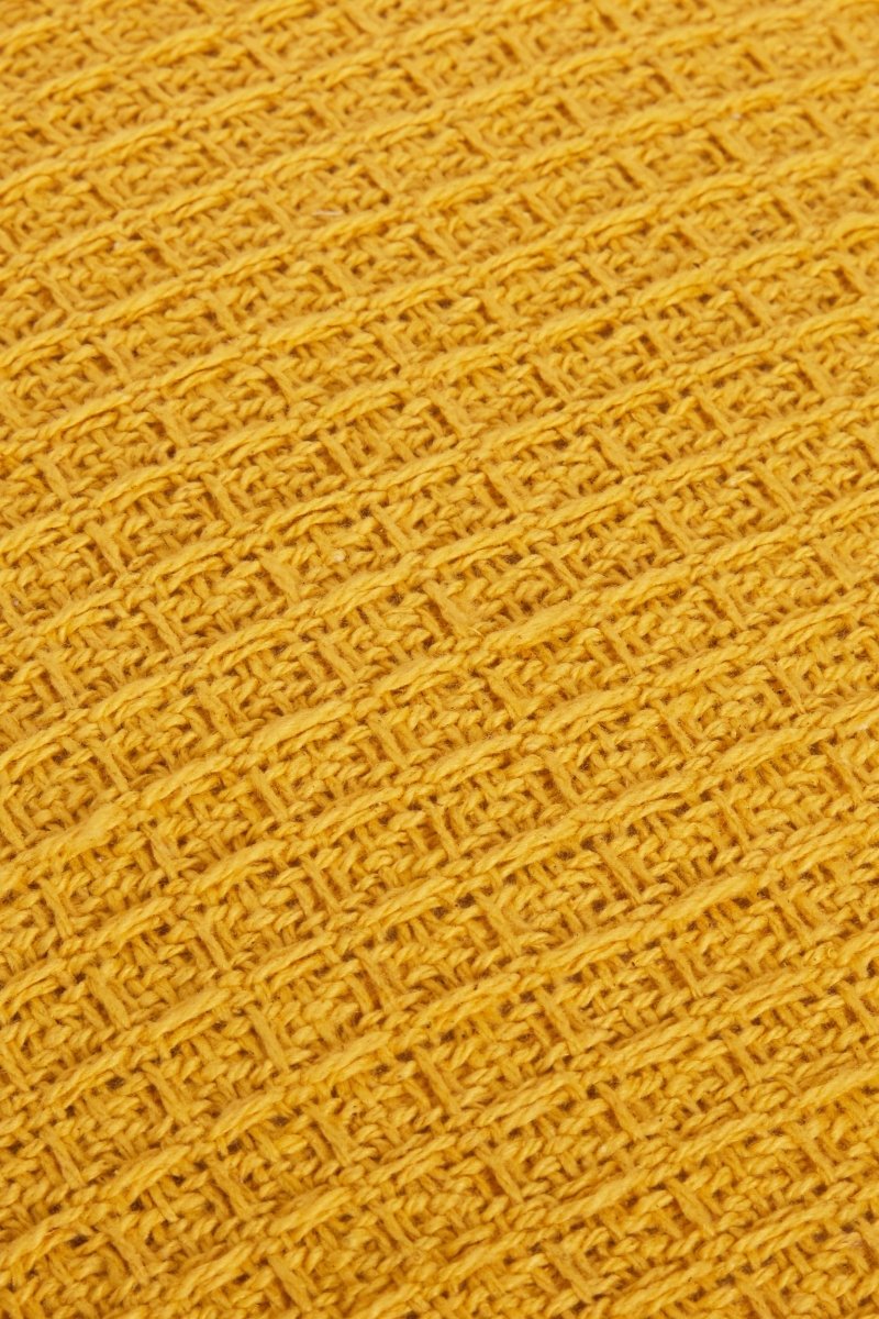 OLIVIA ROCCO Lisbon Pure Indian Cotton Handwoven Honeycomb Cushion Covers 17x17 and 24x24 - Joe’s Haven