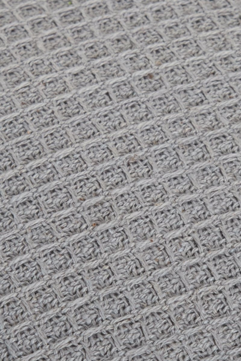 OLIVIA ROCCO Lisbon Pure Indian Cotton Handwoven Honeycomb Cushion Covers 17x17 and 24x24 - Joe’s Haven