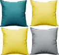 OLIVIA ROCCO Pack Of 4 Waterproof Cushion Covers 60 x 60 cm For Outdoor And Indoor Use - Joe’s Haven