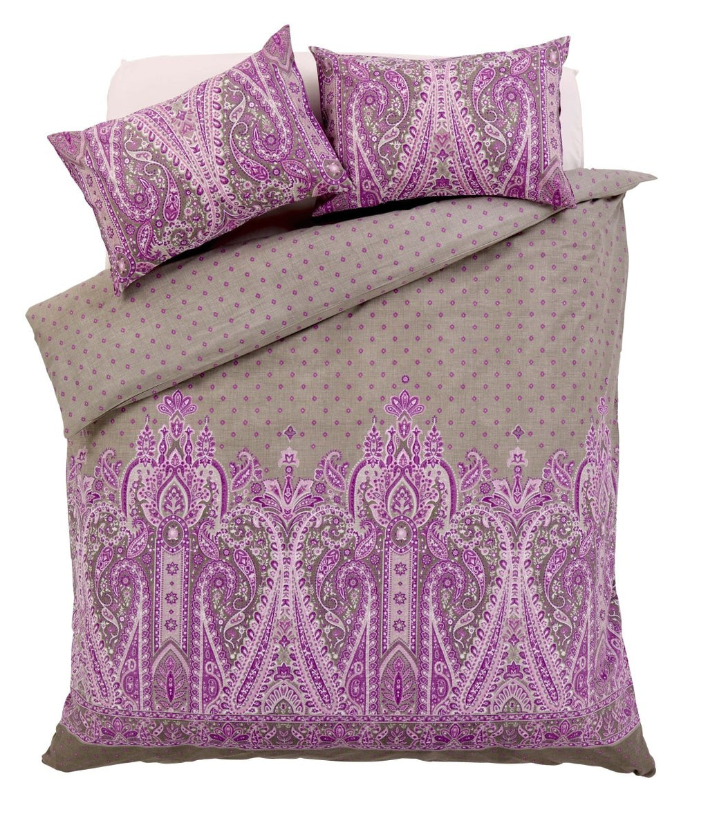 OLIVIA ROCCO Duvet Set Cotton Rich Paisley Design For Double And King Sizes In Bold - Joe’s Haven