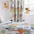 OLIVIA ROCCO Kids Safari Jungle Animal Print Duvet Cover Set With Pillowcase Soft Cosy - Joe’s Haven