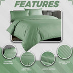 OLIVIA ROCCO Mayfair Stripe Satin Reversible Duvet Cover Set With Comforter Multiple - Joe’s Haven