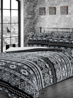 OLIVIA ROCCO Aztec Print Teddy Duvet Set With Reversible Sherpa Fleece Fur Luxurious - Joe’s Haven