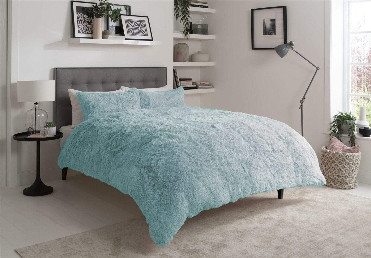 OLIVIA ROCCO Snuggle And Cuddle Faux Fur Duvet Set Extra - Soft Long Pile Winter Warmth - Joe’s Haven