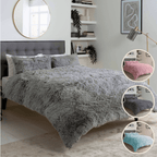 OLIVIA ROCCO Snuggle And Cuddle Faux Fur Duvet Set Extra - Soft Long Pile Winter Warmth - Joe’s Haven