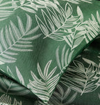 OLIVIA ROCCO Leaf Jacquard Reversible Duvet Cover Sets Grey And Pink Cotton Blend Eco - Joe’s Haven