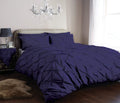 OLIVIA ROCCO Pintuck Duvet Cover Set Cotton Rich Handmade Pinch Pleats OEKO TEX Certified - Joe’s Haven