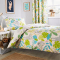 OLIVIA ROCCO Lazy Sloth Kids Duvet Set Soft Cotton Blend And Matching Curtains OEKO TEX - Joe’s Haven