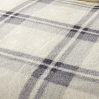 OLIVIA ROCCO Orkney Check Fleece Duvet Set Grey Green Easy Care Wrinkle Resistant - Joe’s Haven