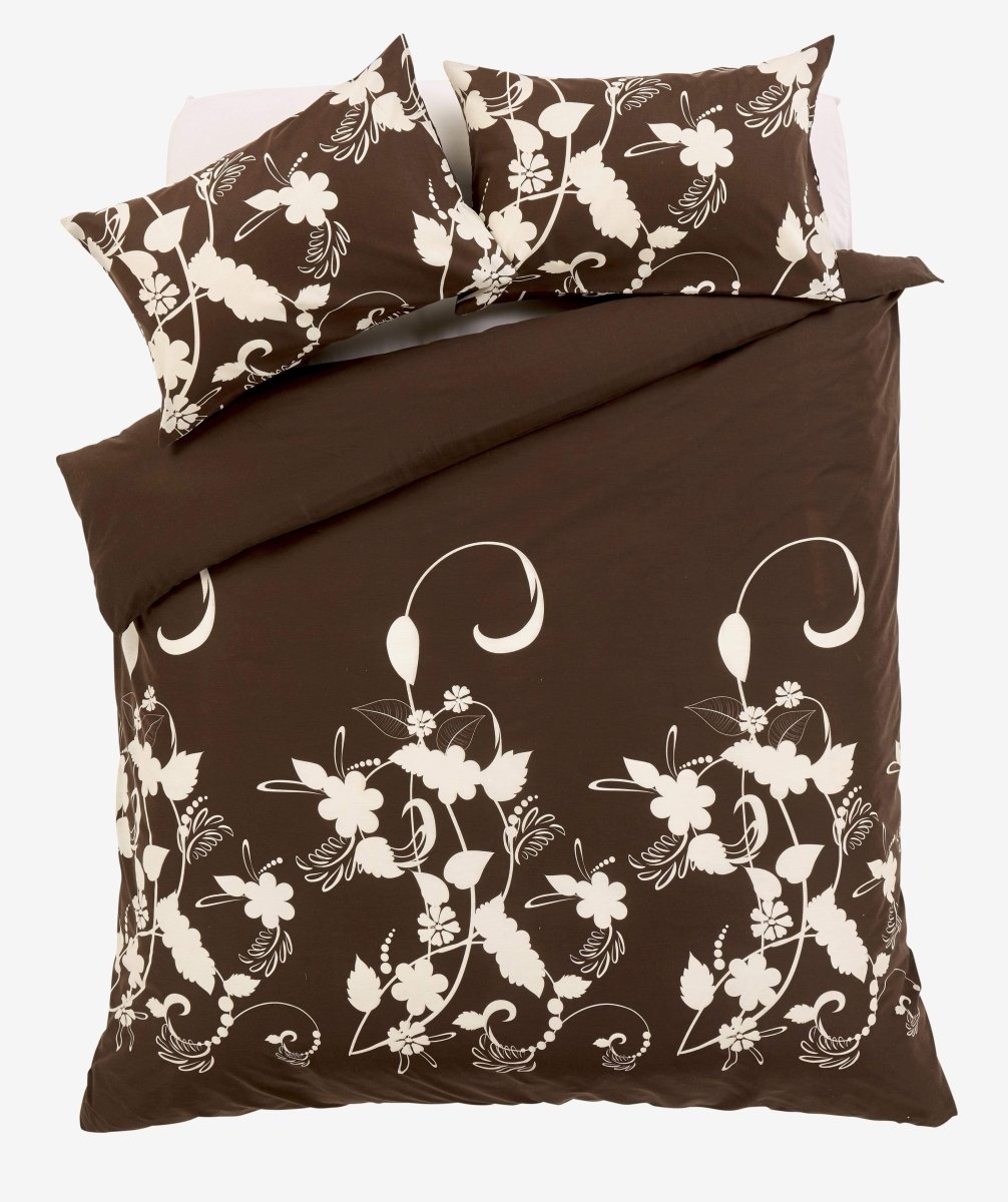 OLIVIA ROCCO Floral Trail Duvet Set Cotton Rich Bedding With Botanical Design Single - Joe’s Haven
